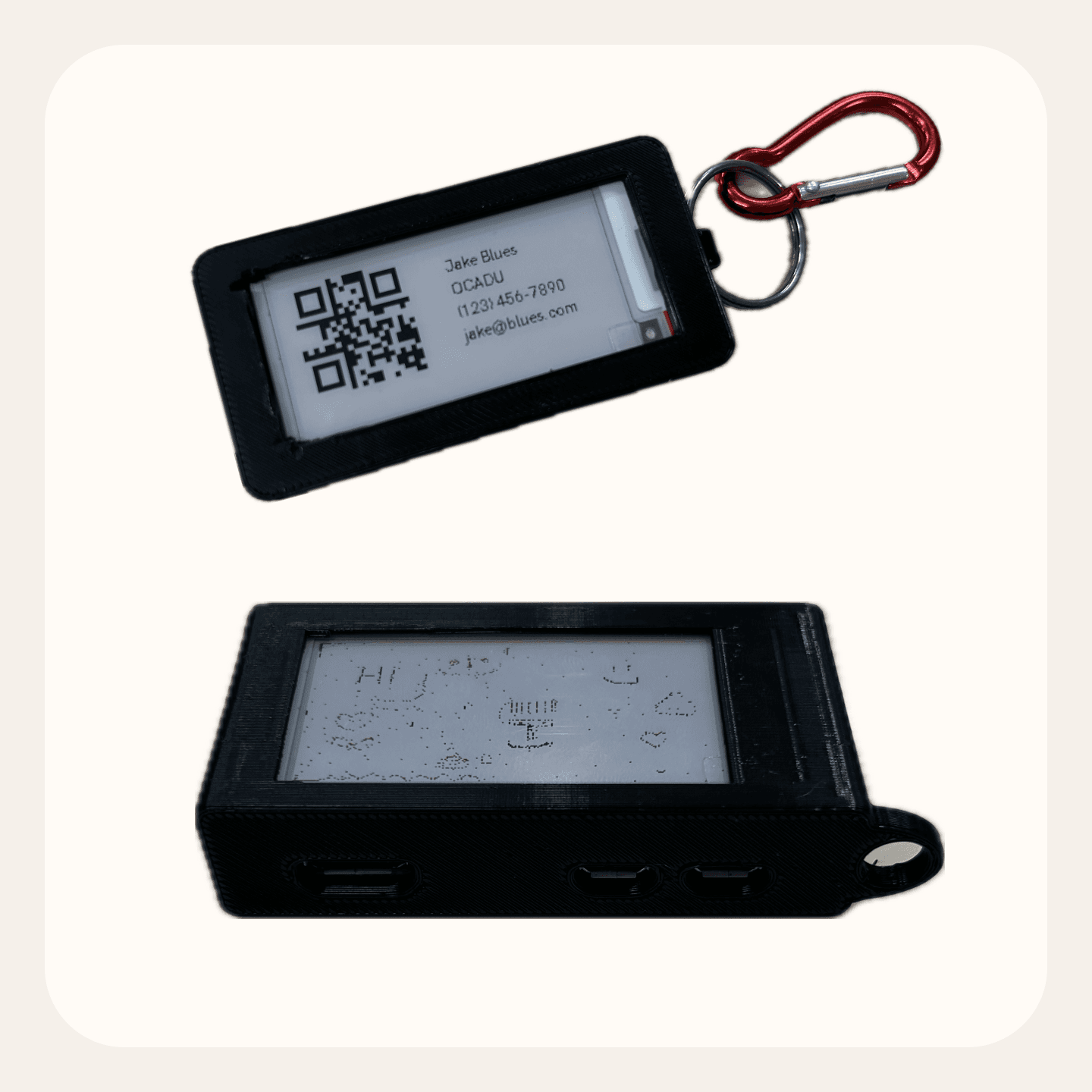 InkyPi device showing e-ink content