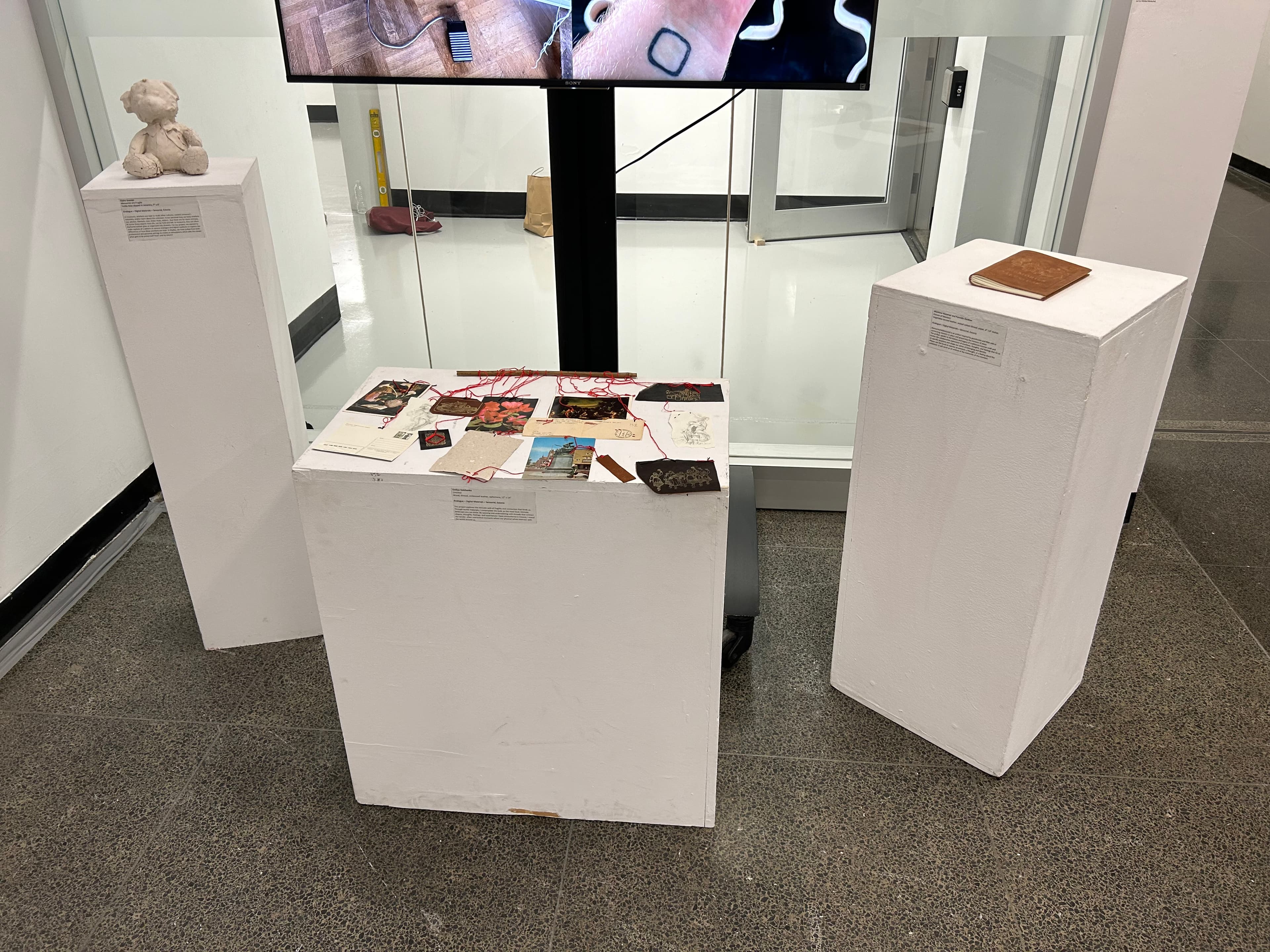 Mälestused on display in the Ignite Gallery, OCAD University, Toronto