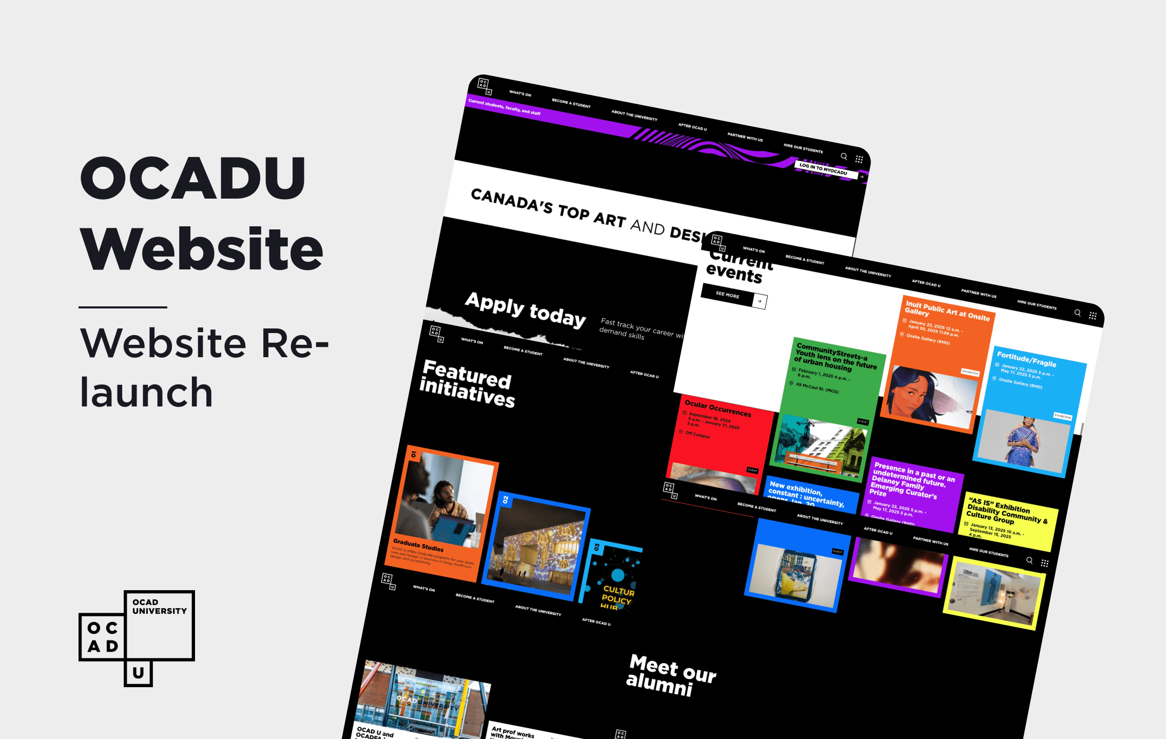OCADU website redesign