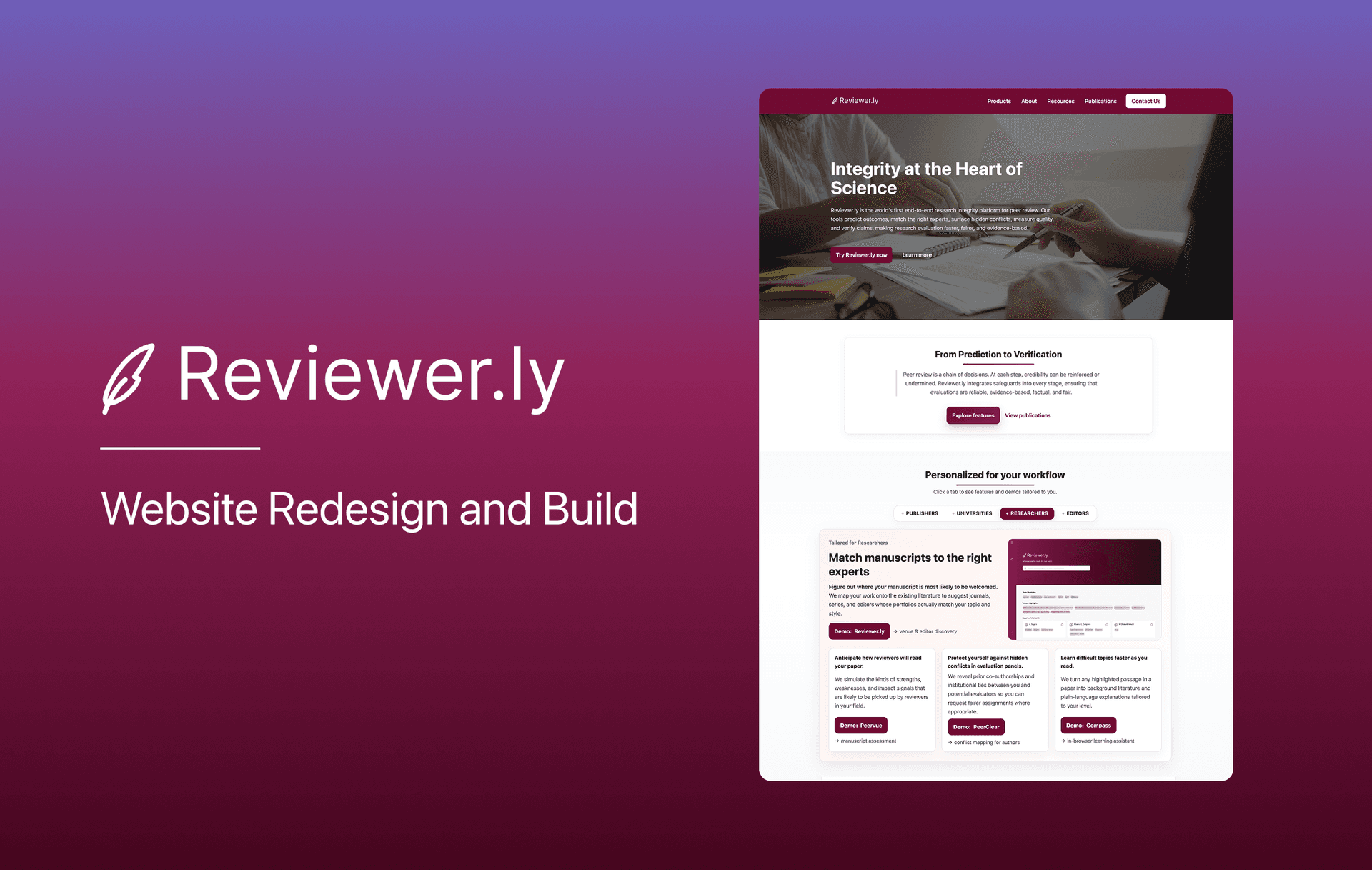 Reviewer.ly Website Rebuild