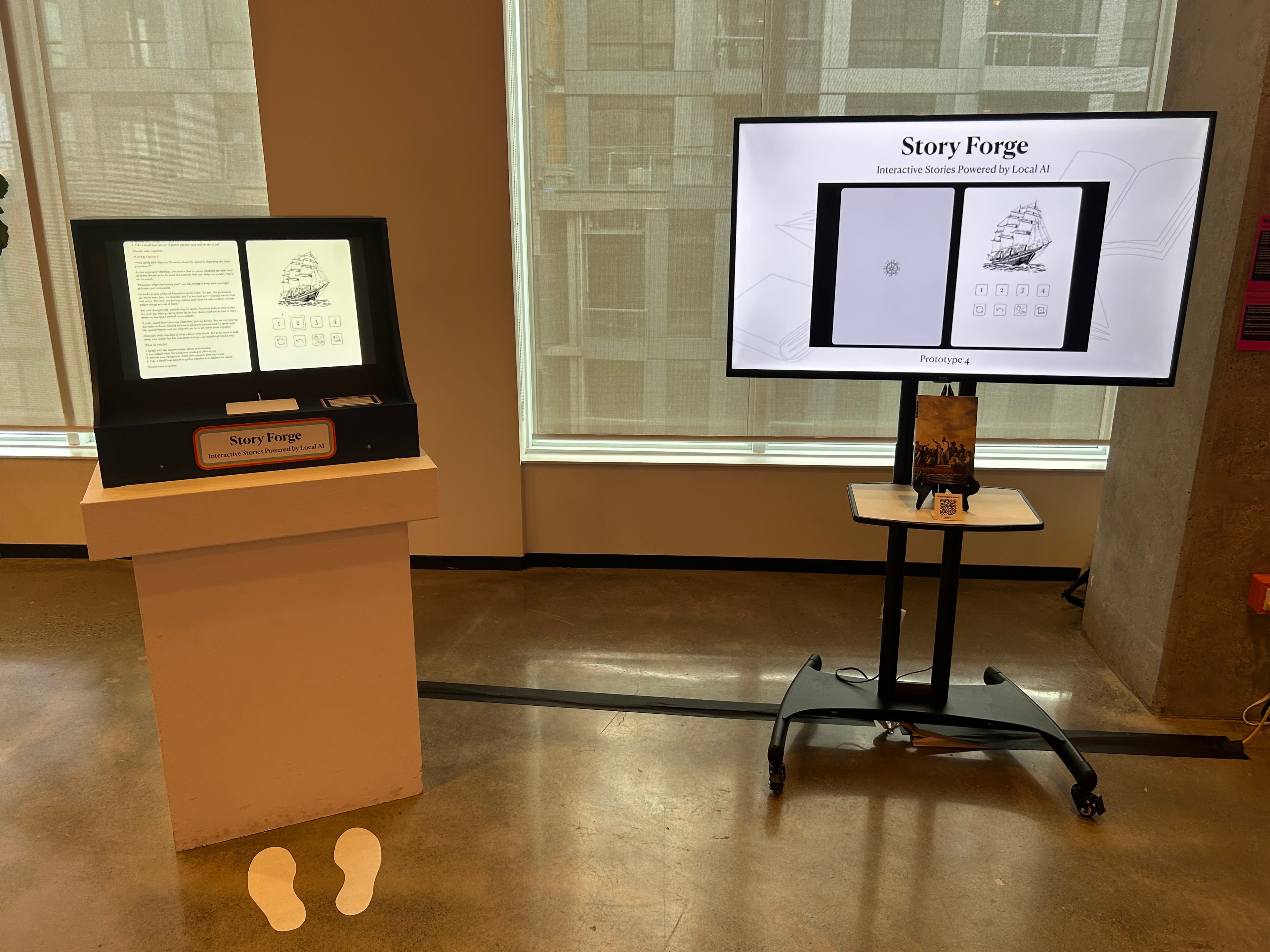 Final exhibition setup at DFX 2025
